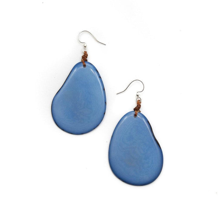 Amigas Earrings-Biscayne Bay-Tagua by Soraya Cedeno