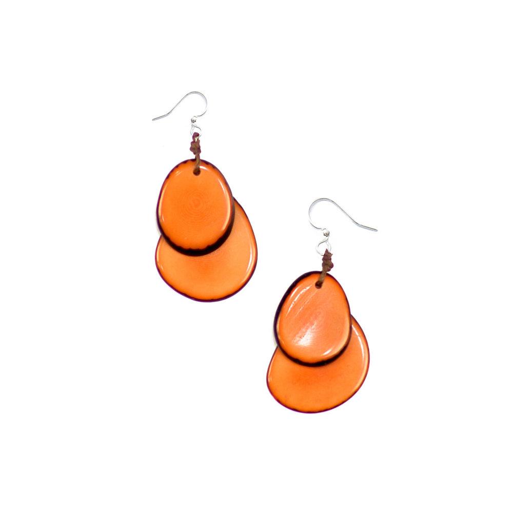 Fiesta-Naranja-Tagua by Soraya Cedeno