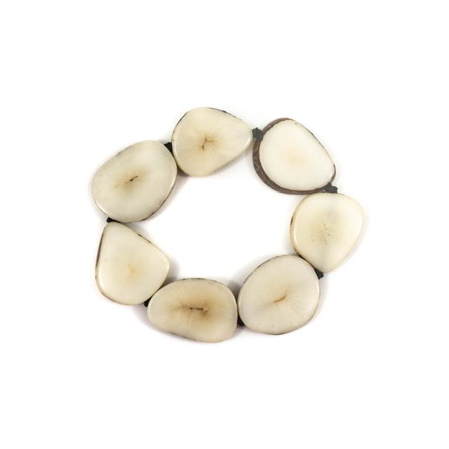 Alma Bracelet-Ivory-Tagua by Soraya Cedeno