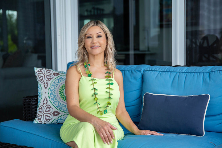 Tagua Slice Necklace