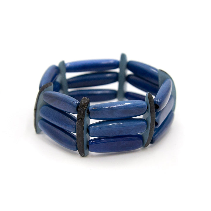 Salcedo Bracelet-Royal Blue-Tagua by Soraya Cedeno
