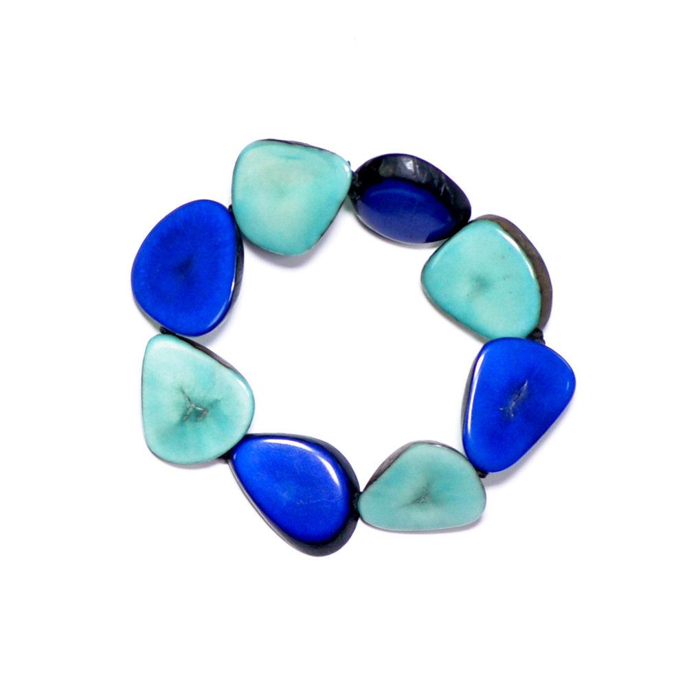 Alma Bracelet-Turquoise-Tagua by Soraya Cedeno